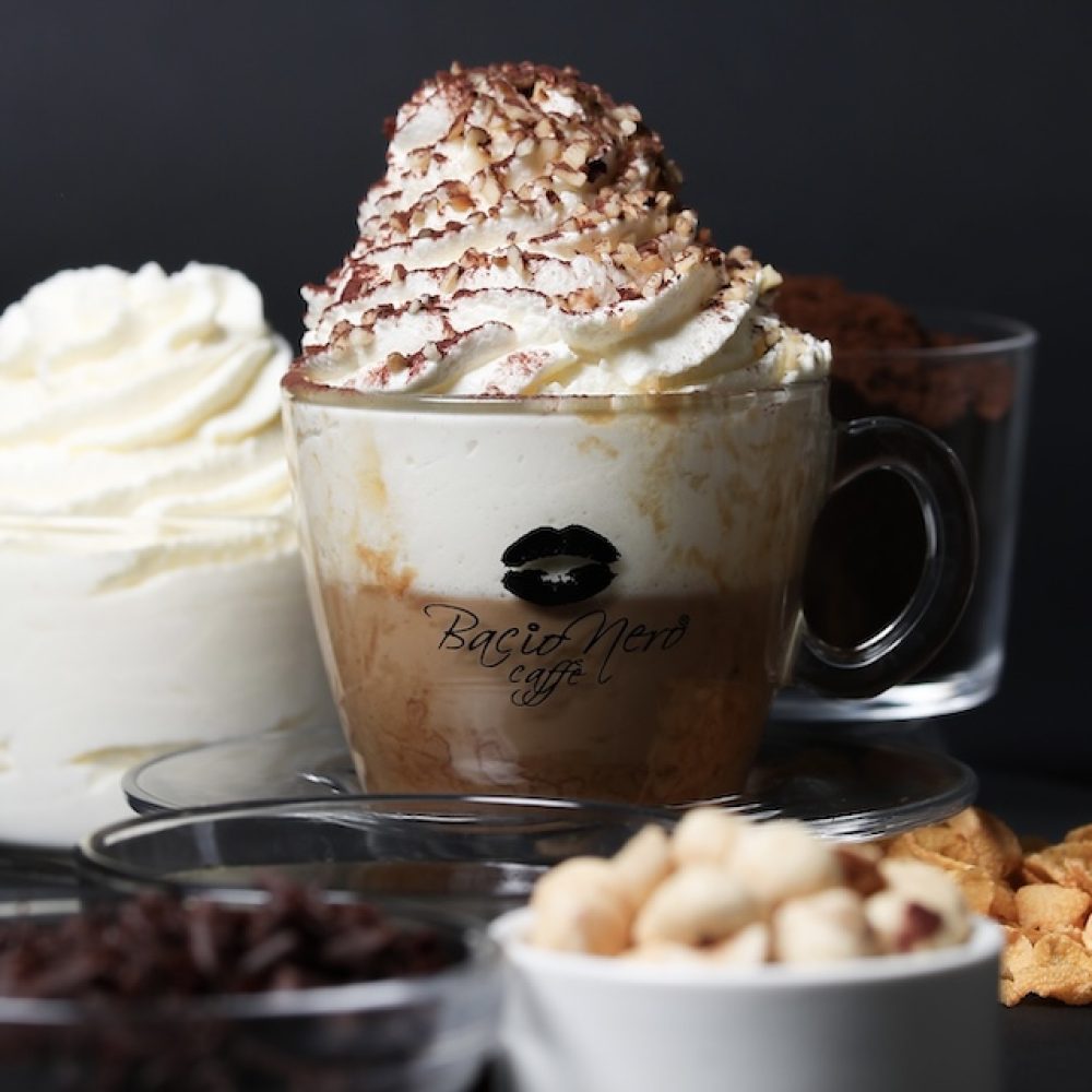 caramel cappuccino bacio nero