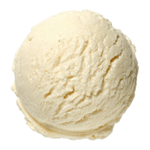 Gelato morbio e cremoso, avvolto da scaglie di cioccolato bianco, dona un retrogusto di vaniglia e il buon sapore del latte